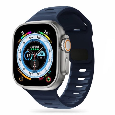 Pasek Tech-Protect IconBand Line na Apple Watch 4 / 5 / 6 / 7 / 8 / 9 / SE (38/40/41 mm) - granatowy Pasek Tech-Protect IconBand Line na Apple Watch 4 / 5 / 6 / 7 / 8 / 9 / SE (38/40/41 mm) - granatowy