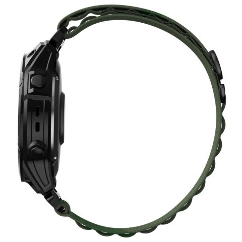 Pasek Tech-Protect Nylon Pro na Garmin Fenix 3 / 5X / 3HR / 5X Plus / 6X / 6X Pro / 7X - ciemnozielony