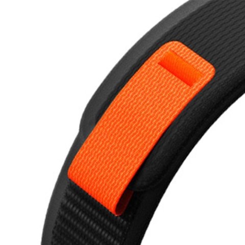 Pasek Tech-Protect Nylon na Garmin Fenix 3 / 5X / 3HR / 5X Plus / 6X / 6X Pro / 7X - czarno-pomarańczowy