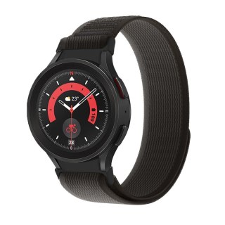 Pasek Tech-Protect Nylon na Samsung Galaxy Watch 4 / 5 / 5 Pro / 6 / 7 / FE - czarno-pomarańczowy