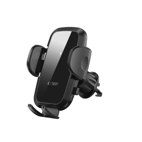 Uchwyt Tech-Protect CM15W-V1 samochodowy na telefon z ładowarką indukcyjną 15W na kokpit / kratkę nawiewu - czarny