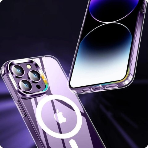 Etui Tech-Protect FlexAir Hybrid MagSafe na Samsung Galaxy S24 - przezroczyste