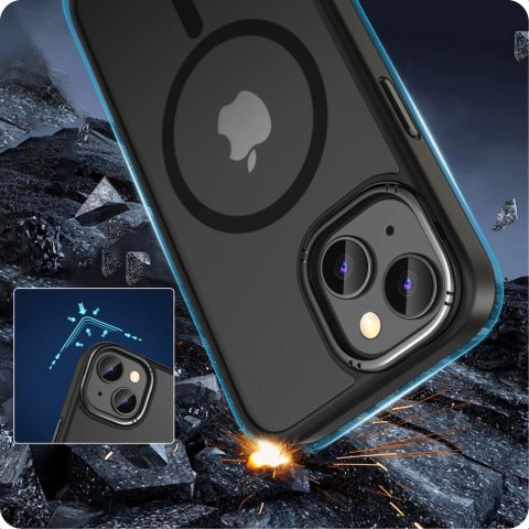 Etui Tech-Protect MagMat 2 MagSafe na iPhone 15 - czarny mat