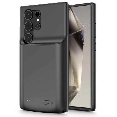 Etui Tech-Protect PowerCase na Samsung Galaxy S24 Ultra z powerbankiem 5000mAh - czarne