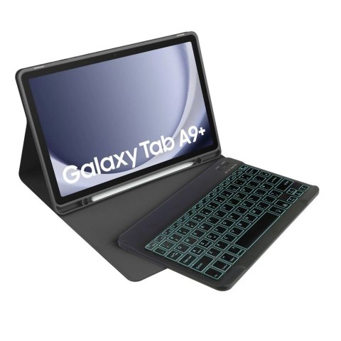 Etui Tech-Protect SC Pen + Keyboard z klawiaturą na Samsung Galaxy Tab A9+ 11" X210 / X215 / X216 - czarne