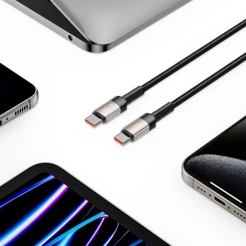 Kabel Tech-Protect UltraBoost Evo USB-C / USB-C PD 100W 5A 1m - tytanowy