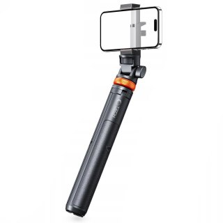 Selfie stick Tech-Protect L03S Bluetooth z pilotem, tripodem do 148cm i głowicą 180 - biały