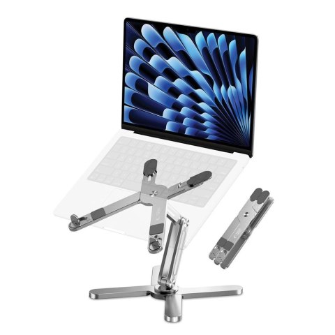 Podstawka Tech-Protect ULS200 uniwersalna do laptopów do 16" - srebrna Podstawka Tech-Protect ULS200 uniwersalna do laptopów do 16" - srebrna
