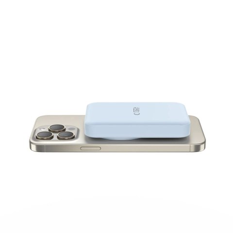 Powerbank Tech-Protect LifeMag PB11 z MagSafe 10000mAh 15W port USB-C - niebieski + kabel USB-C Powerbank Tech-Protect LifeMag PB11 z MagSafe 10000mAh 15W port USB-C - niebieski + kabel USB-C