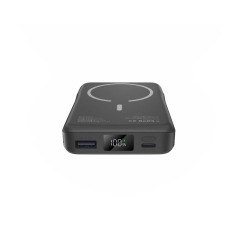 Powerbank Tech-Protect LifeMag PB31 z MagSafe 10000mAh 15W USB-C / USB-A / wbudowane kable USB-C / Lightning - czarny