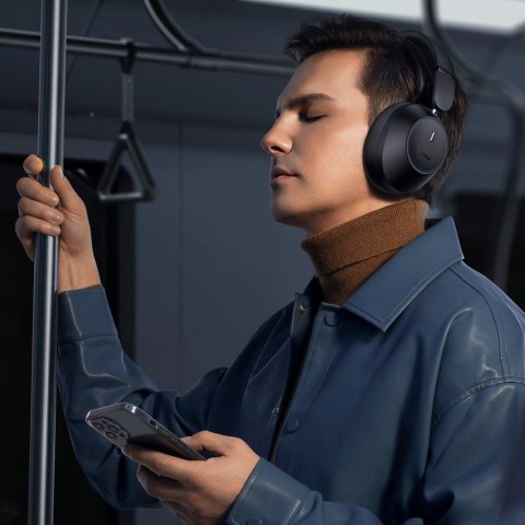 Słuchawki bezprzewodowe Baseus Bass 30 Max nauszne Bluetooth 5.3 - czarne
