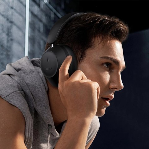 Słuchawki bezprzewodowe Baseus Bass 30 Max nauszne Bluetooth 5.3 - czarne