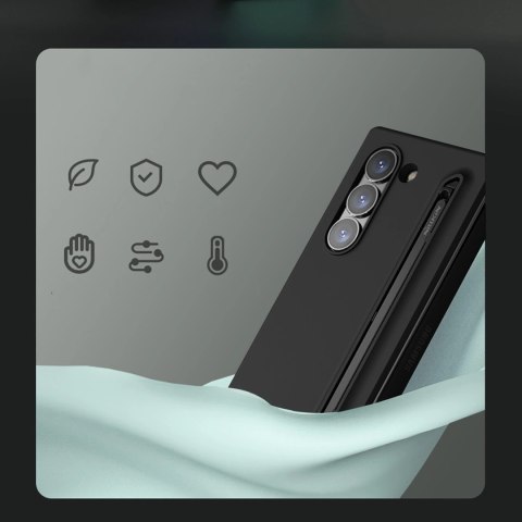 Etui Nillkin Flex Pure Fold Case na Samsung Galaxy Z Fold 6 5G - czarne Etui Nillkin Flex Pure Fold Case na Samsung Galaxy Z Fold 6 5G - czarne