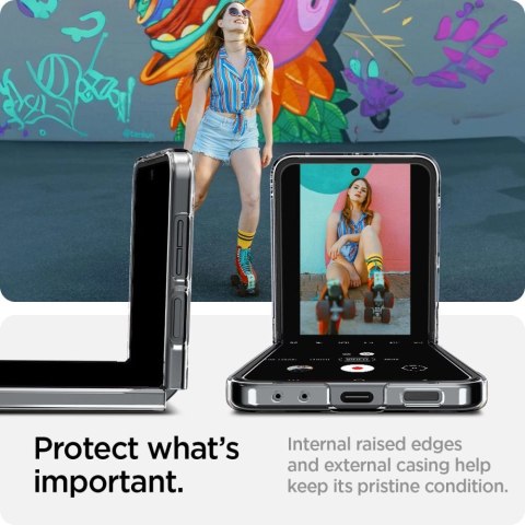 Etui Spigen Airskin na Samsung Galaxy Z Flip 6 - przezroczyste Etui Spigen Airskin na Samsung Galaxy Z Flip 6 - przezroczyste