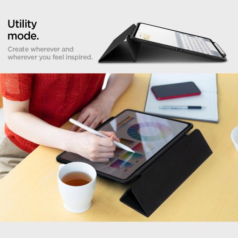Etui Spigen Rugged Armor Pro na iPad Pro 13" 2024 - czarne Etui Spigen Rugged Armor Pro na iPad Pro 13" 2024 - czarne