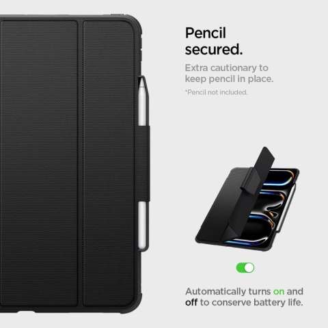 Etui Spigen Rugged Armor Pro na iPad Pro 13" 2024 - czarne Etui Spigen Rugged Armor Pro na iPad Pro 13" 2024 - czarne