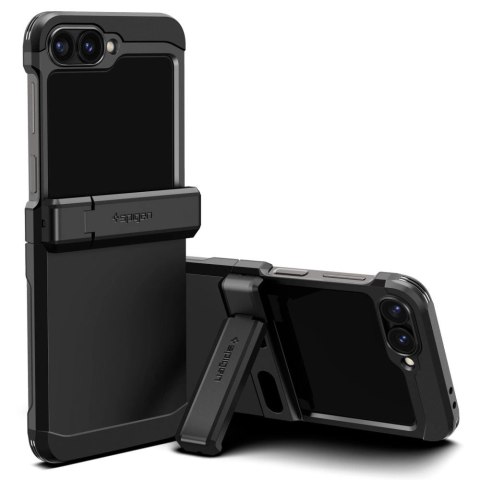 Etui Spigen Tough Armor Pro na Samsung Galaxy Z Flip 6 - czarne Etui Spigen Tough Armor Pro na Samsung Galaxy Z Flip 6 - czarne
