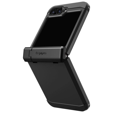 Etui Spigen Tough Armor Pro na Samsung Galaxy Z Flip 6 - czarne Etui Spigen Tough Armor Pro na Samsung Galaxy Z Flip 6 - czarne