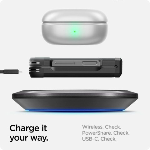 Etui Spigen Tough Armor Pro na Samsung Galaxy Z Flip 6 - czarne Etui Spigen Tough Armor Pro na Samsung Galaxy Z Flip 6 - czarne