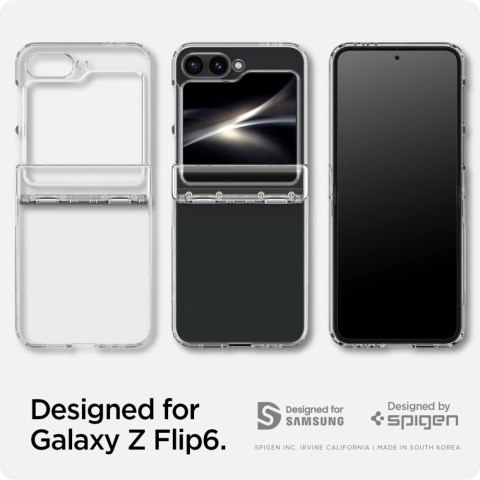 Etui Spigen Ultra Hybrid Pro na Samsung Galaxy Z Flip 6 - przezroczyste Etui Spigen Ultra Hybrid Pro na Samsung Galaxy Z Flip 6 - przezroczyste