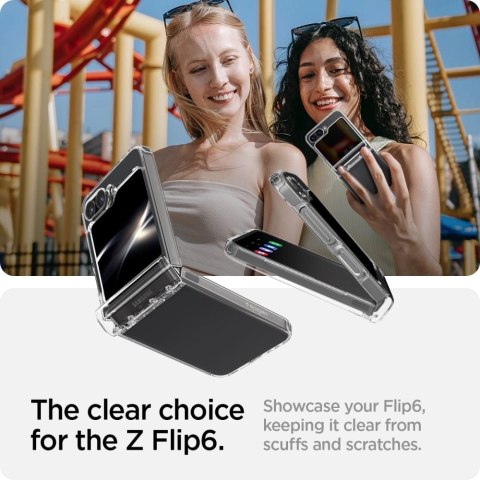 Etui Spigen Ultra Hybrid Pro na Samsung Galaxy Z Flip 6 - przezroczyste Etui Spigen Ultra Hybrid Pro na Samsung Galaxy Z Flip 6 - przezroczyste