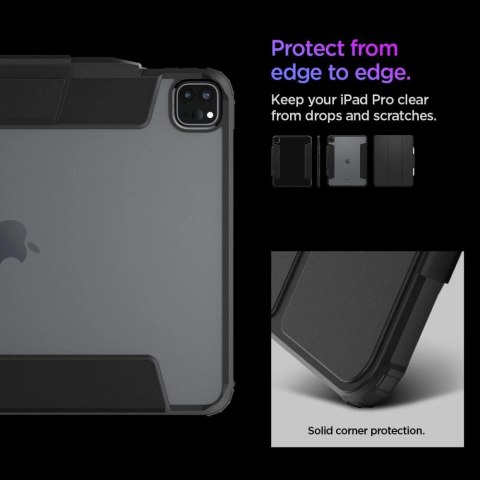 Etui Spigen Ultra Hybrid Pro na iPad Pro 13" 2024 - czarne Etui Spigen Ultra Hybrid Pro na iPad Pro 13" 2024 - czarne