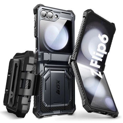 Etui Supcase IBLSN ArmorBox na Samsung Galaxy Z Flip 6 - czarne Etui Supcase IBLSN ArmorBox na Samsung Galaxy Z Flip 6 - czarne
