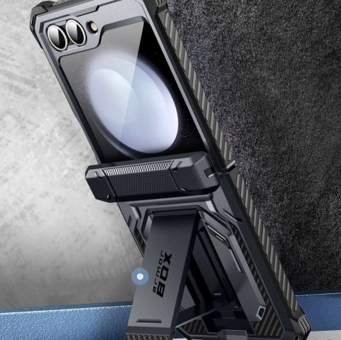 Etui Supcase IBLSN ArmorBox na Samsung Galaxy Z Flip 6 - czarne Etui Supcase IBLSN ArmorBox na Samsung Galaxy Z Flip 6 - czarne