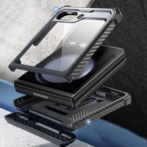 Etui Supcase IBLSN ArmorBox na Samsung Galaxy Z Flip 6 - czarne Etui Supcase IBLSN ArmorBox na Samsung Galaxy Z Flip 6 - czarne