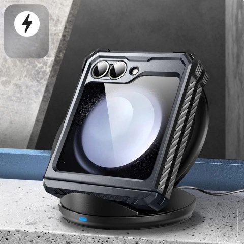 Etui Supcase IBLSN ArmorBox na Samsung Galaxy Z Flip 6 - czarne Etui Supcase IBLSN ArmorBox na Samsung Galaxy Z Flip 6 - czarne
