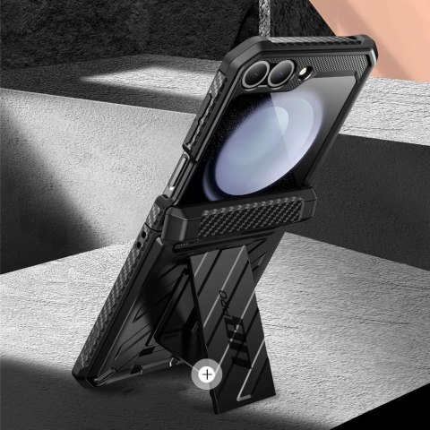 Etui Supcase Unicorn Beetle Pro na Samsung Galaxy Z Flip 6 - czarne Etui Supcase Unicorn Beetle Pro na Samsung Galaxy Z Flip 6 - czarne