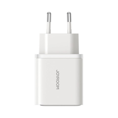 Ładowarka Joyroom JR-TCF15 sieciowa USB-C / USB-A 30W - biała Ładowarka Joyroom JR-TCF15 sieciowa USB-C / USB-A 30W - biała