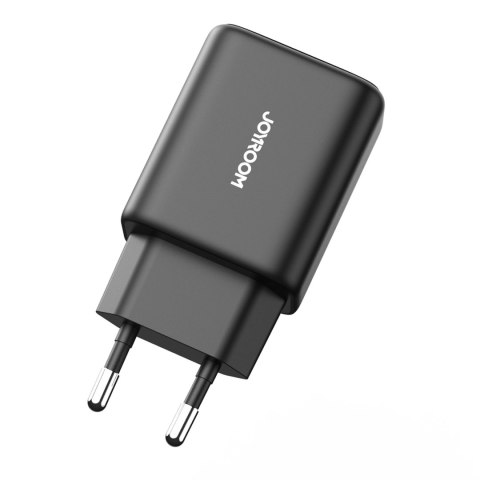 Ładowarka Joyroom JR-TCF23 sieciowa USB-C 25W SFC / PPS / PD - czarna + kabel USB-C / USB-C 1m