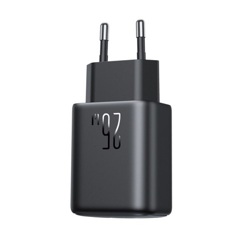 Ładowarka Joyroom JR-TCF23 sieciowa USB-C 25W SFC / PPS / PD - czarna + kabel USB-C / USB-C 1m
