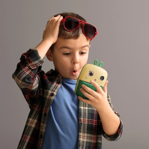 Mini drukarka termiczna dla dzieci z aparatem fotograficznym i kamerą - zielona Mini drukarka termiczna dla dzieci z aparatem fotograficznym i kamerą - zielona