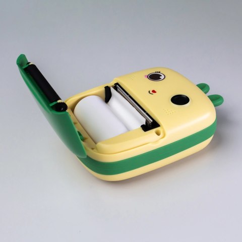 Mini drukarka termiczna dla dzieci z aparatem fotograficznym i kamerą - zielona Mini drukarka termiczna dla dzieci z aparatem fotograficznym i kamerą - zielona