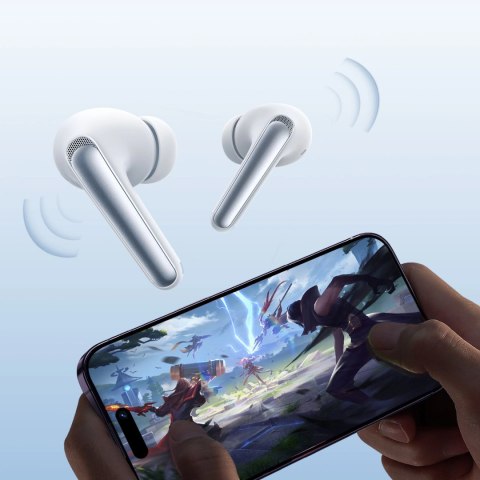 Słuchawki Joyroom Funpods JR-FN2 douszne TWS z Bluetooth 5.4, funkcją ANC i ochroną IP54 - białe Słuchawki Joyroom Funpods JR-FN2 douszne TWS z Bluetooth 5.4, funkcją ANC i ochroną IP54 - białe