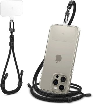 Smycz i zawieszka Spigen Universal Strap Set - czarne