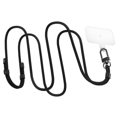 Smycz i zawieszka Spigen Universal Strap Set - czarne Smycz i zawieszka Spigen Universal Strap Set - czarne
