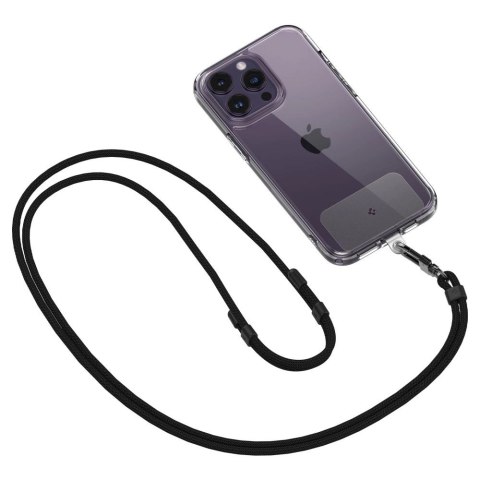 Smycz i zawieszka Spigen Universal Strap Set - czarne Smycz i zawieszka Spigen Universal Strap Set - czarne