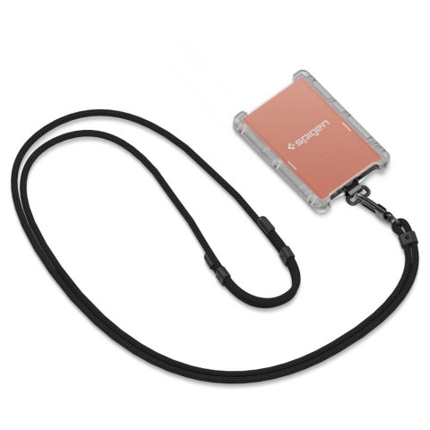 Smycz i zawieszka Spigen Universal Strap Set - czarne Smycz i zawieszka Spigen Universal Strap Set - czarne