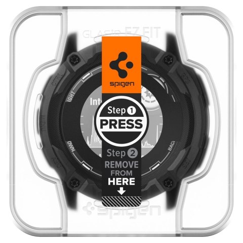 Szkło hartowane Spigen Glas.tR EZ Fit na Garmin Instinct 2X Solar - 2 szt. Szkło hartowane Spigen Glas.tR EZ Fit na Garmin Instinct 2X Solar - 2 szt.