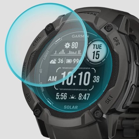 Szkło hartowane Spigen Glas.tR EZ Fit na Garmin Instinct 2X Solar - 2 szt. Szkło hartowane Spigen Glas.tR EZ Fit na Garmin Instinct 2X Solar - 2 szt.
