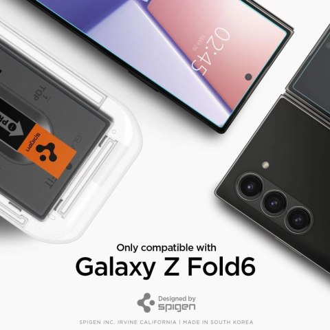 Szkło hartowane Spigen Glas.tR EZ Fit na Samsung Galaxy Z Fold 6 - 2 szt. Szkło hartowane Spigen Glas.tR EZ Fit na Samsung Galaxy Z Fold 6 - 2 szt.