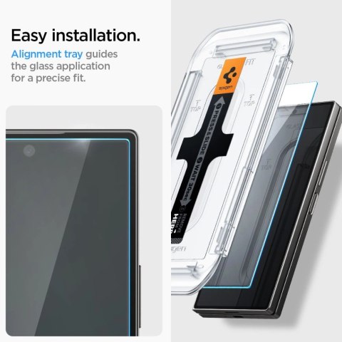 Szkło hartowane Spigen Glas.tR EZ Fit na Samsung Galaxy Z Fold 6 - 2 szt. Szkło hartowane Spigen Glas.tR EZ Fit na Samsung Galaxy Z Fold 6 - 2 szt.