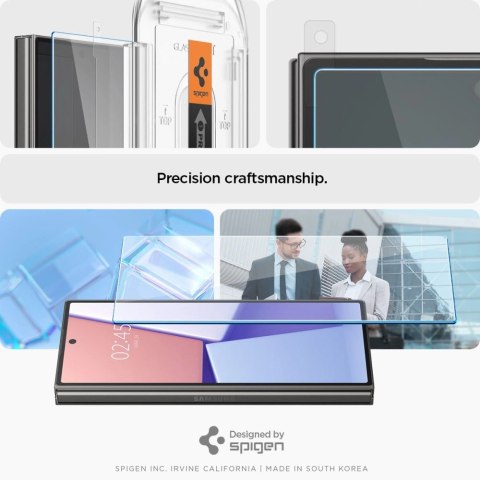 Szkło hartowane Spigen Glas.tR EZ Fit na Samsung Galaxy Z Fold 6 - 2 szt. Szkło hartowane Spigen Glas.tR EZ Fit na Samsung Galaxy Z Fold 6 - 2 szt.