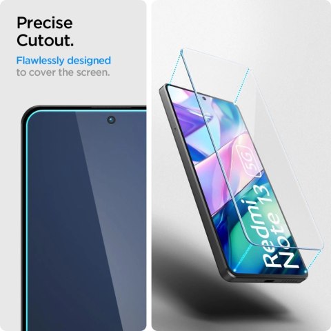 Szkło hartowane Spigen Glas.tR Slim na Xiaomi Redmi Note 13 5G - 2 szt. Szkło hartowane Spigen Glas.tR Slim na Xiaomi Redmi Note 13 5G - 2 szt.
