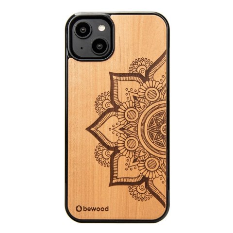 Etui Bewood Mandala Jabłoń drewniane na iPhone 14 Plus - jasnobrązowe Etui Bewood Mandala Jabłoń drewniane na iPhone 14 Plus - jasnobrązowe