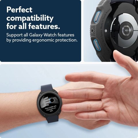 Etui Caseology Vault na Samsung Galaxy Watch 7 (44 mm) - czarny mat Etui Caseology Vault na Samsung Galaxy Watch 7 (44 mm) - czarny mat