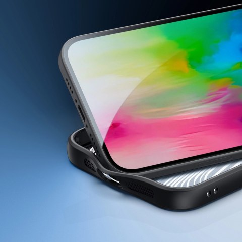 Etui Dux Ducis Aimo Mag z MagSafe i podstawką na iPhone 16 - czarne Etui Dux Ducis Aimo Mag z MagSafe i podstawką na iPhone 16 - czarne